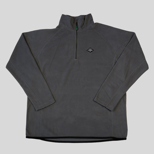 Grey Eddy 1/4 Zip Mid Fleece