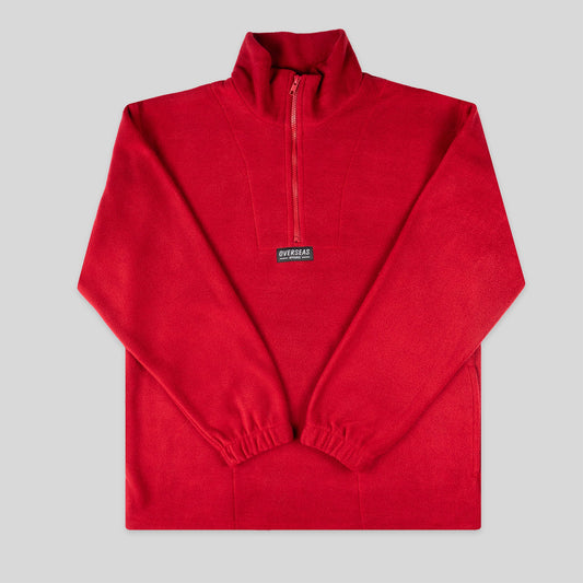 Red 1/4 Zip Voyage Fleece